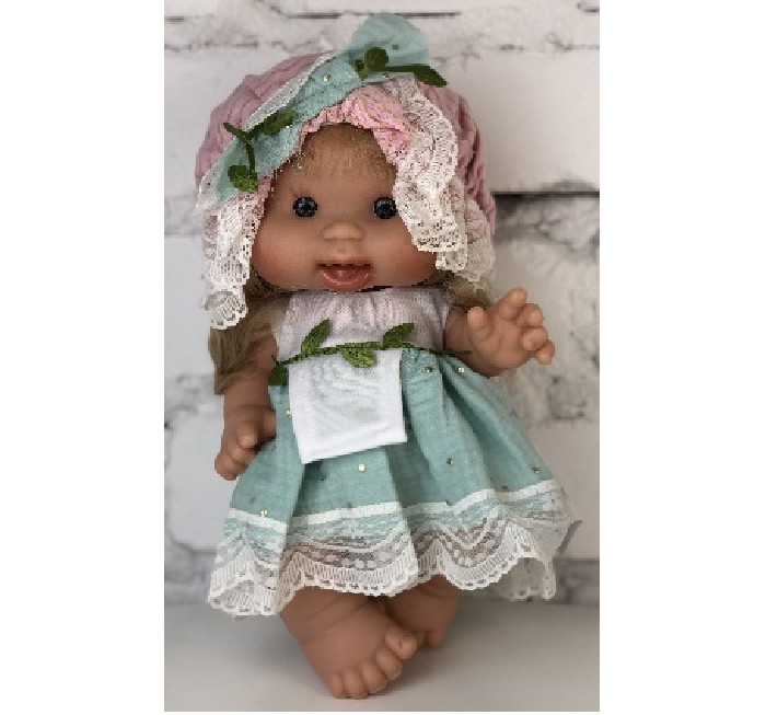 Marina&Pau Пупс-мини Pepotin Эльф Оливия 26 см текстильная кукла fabelab летний эльф ingvild бежевый 30 см