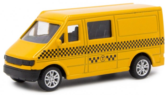 Motorro Машинка металлическая Такси открываются двери 1:43