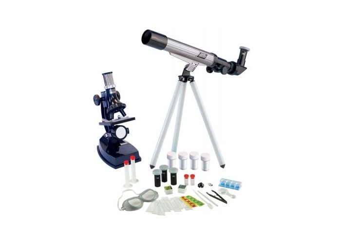 Наборы для опытов и экспериментов Edu-Toys Набор микроскоп телескоп TM236 наборы для творчества edu toys набор скульптора юлий цезарь