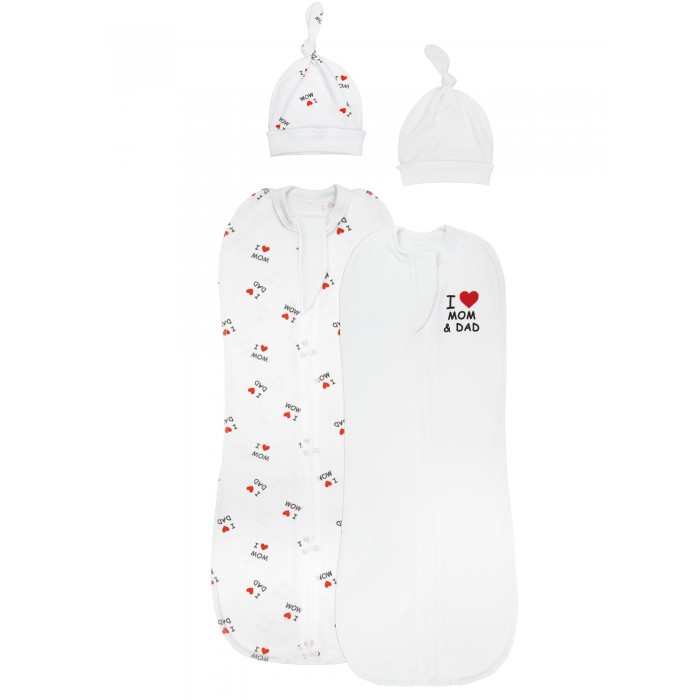 

Пеленка AmaroBaby Кокон с шапочкой Love 2 шт., Кокон с шапочкой Love 2 шт.