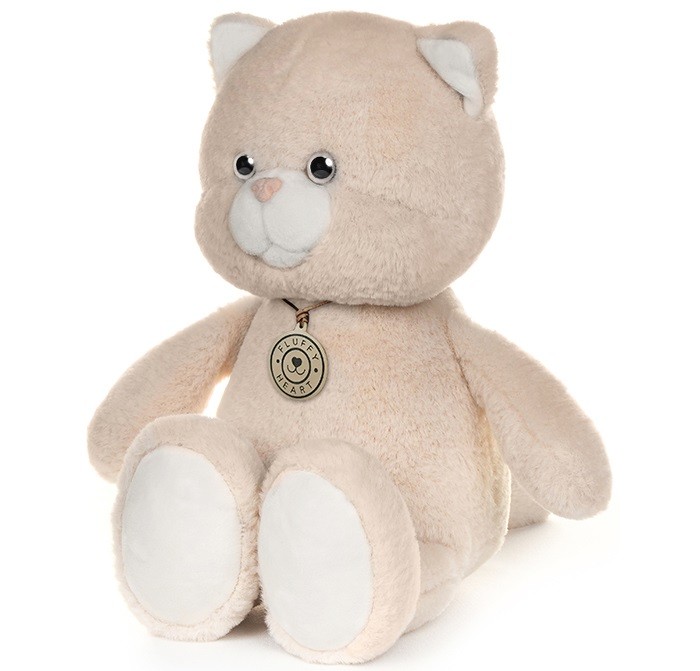 Мягкая игрушка Fluffy Heart Котенок 35 см мягкая игрушка fluffy heart медвежонок 70 см