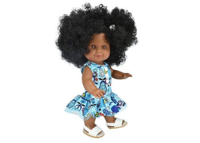 Куклы и одежда для кукол Lamagik S.L. Кукла Бетти темнокожая в голубом платье 30 см