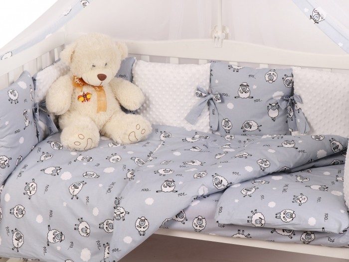 

Бортик в кроватку AmaroBaby Exclusive Soft Collection 101 Барашек, Exclusive Soft Collection 101 Барашек