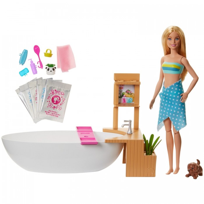 

Barbie Набор игровой Спа-салон, Набор игровой Спа-салон