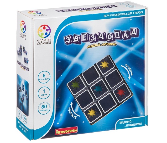 Bondibon Логическая игра Smartgames Звездопад bondibon логическая игра smartgames куб дуэль