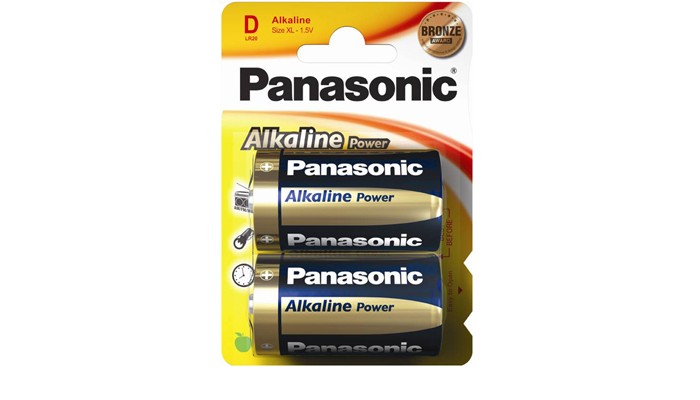 

Panasonic Батарейка щелочная LR20 (D) Alkaline 1.5В 2 шт., Батарейка щелочная LR20 (D) Alkaline 1.5В 2 шт.