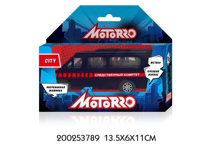 

Motorro Машинка металлическая Следственный комитет 1:43, Машинка металлическая Следственный комитет 1:43