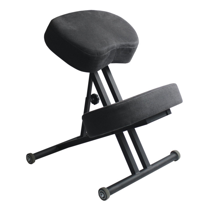 Олимп Коленный стул повышенной мягкости СК1-2 (черный корпус)
