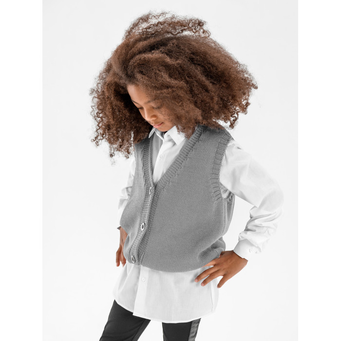 Пиджаки и жакеты AmaroBaby Жилет для девочки Knit Mild цена и фото