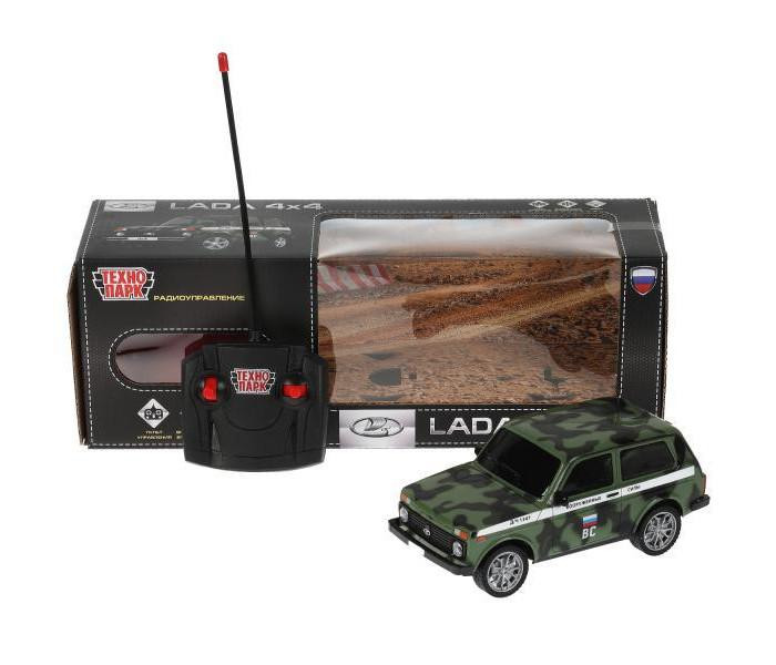 Радиоуправляемые игрушки Технопарк Машина радиоуправляемая Lada 4x4 машина радиоуправляемая lada xray световые эффекты 18 см серебряный