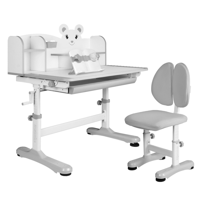 Anatomica Школьный комплект Umka XL (парта, стул, надстройка, выдвижной ящик, подставка для книг)