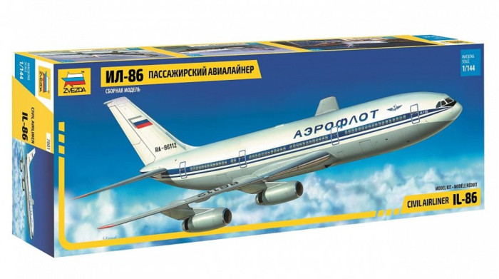 Звезда Сборная модель Пассажирского авиалайнера Ил-86