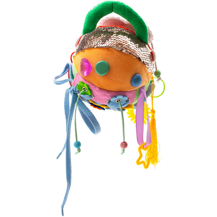 Развивающая игрушка Evotoys Мягкий бизиборд Мячик мини Soft Ball