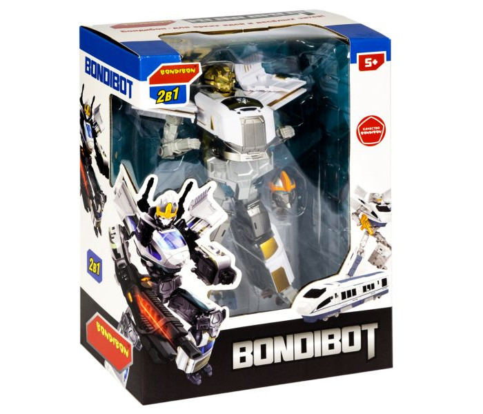 Bondibon Трансформер робот-автобус робот трансформер диззи супер крылья