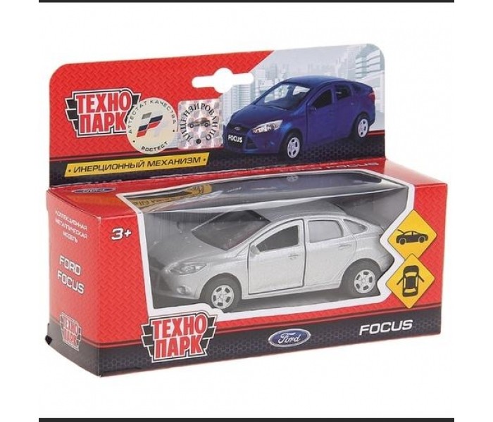 Машины Технопарк Машина металлическая Ford Focus 12 см машины технопарк инерционная машина ford focus такси