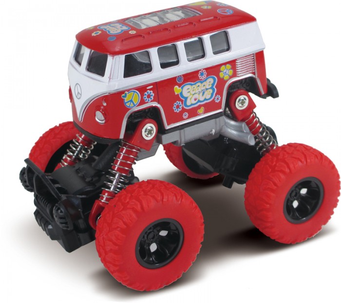 Funky Toys Автобус инерционный Die-cast funky toys спецтехника конструктор автобашня фрикционная 1 12 31 см