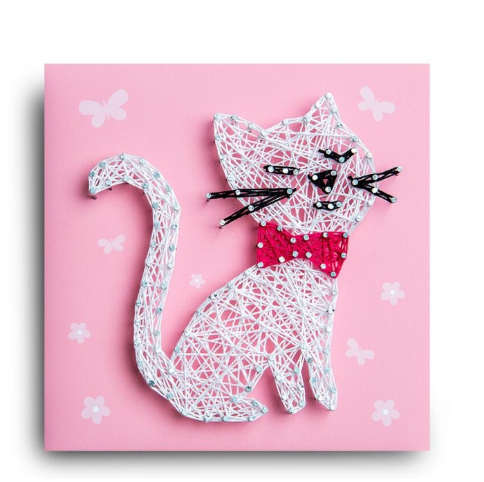 Набор для творчества Стринг арт Кошка П005 String Art Lab — купить в ...