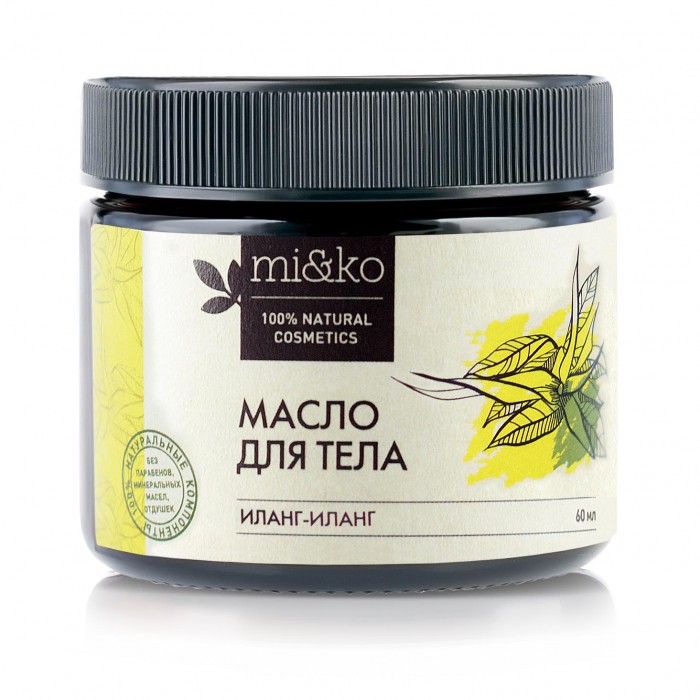 

MI&KO Масло для тела Иланг-Иланг 60 мл, Масло для тела Иланг-Иланг 60 мл