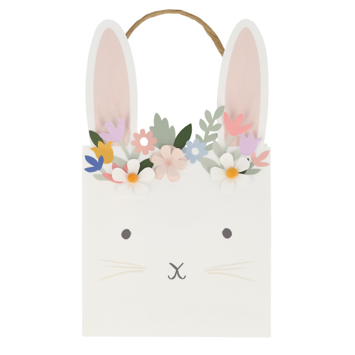 Товары для праздника MeriMeri Подарочные пакеты Кролики 6 шт.