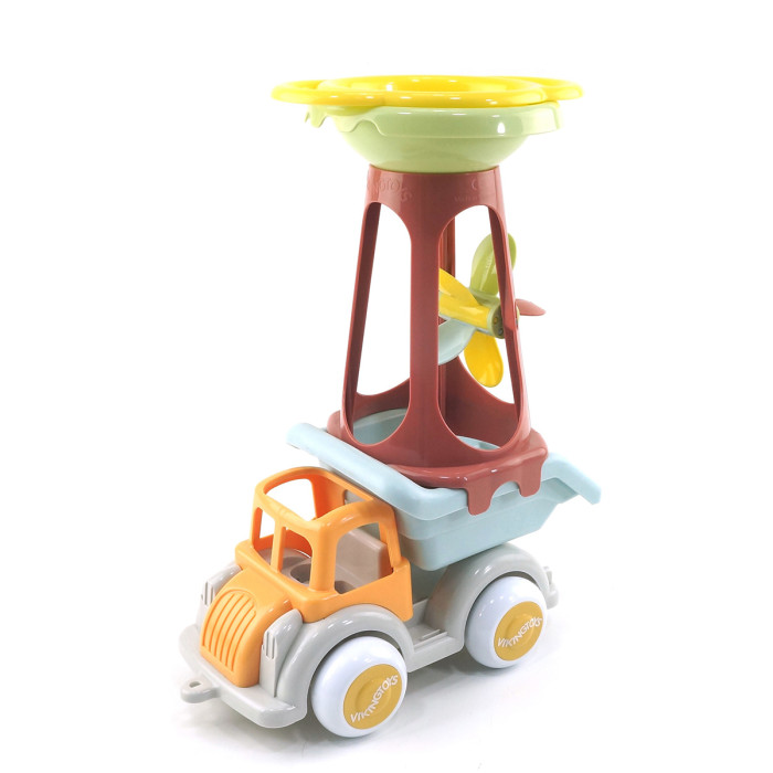 Каталка-игрушка Viking Toys Набор Ecoline Самосвал с мельницей