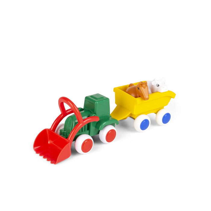 фото Viking toys набор сафари трактор с животными в прицепе 85531
