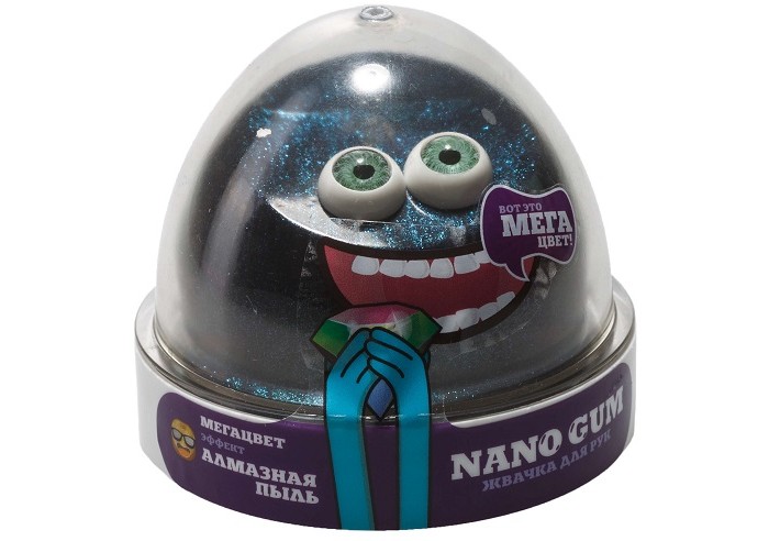 

NanoGum Жвачка для рук Эффект алмазной пыли 50 г, Жвачка для рук Эффект алмазной пыли 50 г