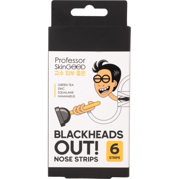 Косметика для мамы Professor SkinGOOD Полоски для носа Blackheads Out 6 шт. professor skingood полоски для носа 6 шт professor skingood полоски для носа