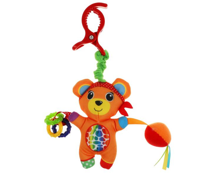 Погремушки Умка Текстильная игрушка Мишка с мячиком погремушки умка текстильная игрушка жирафик