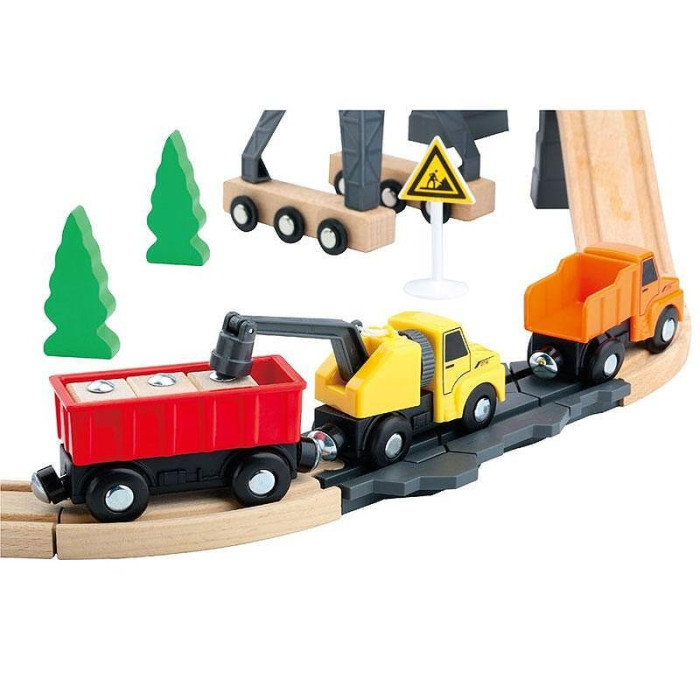 Игровые наборы Tooky Toy Игровой набор Железная дорога Строительная площадка TH682