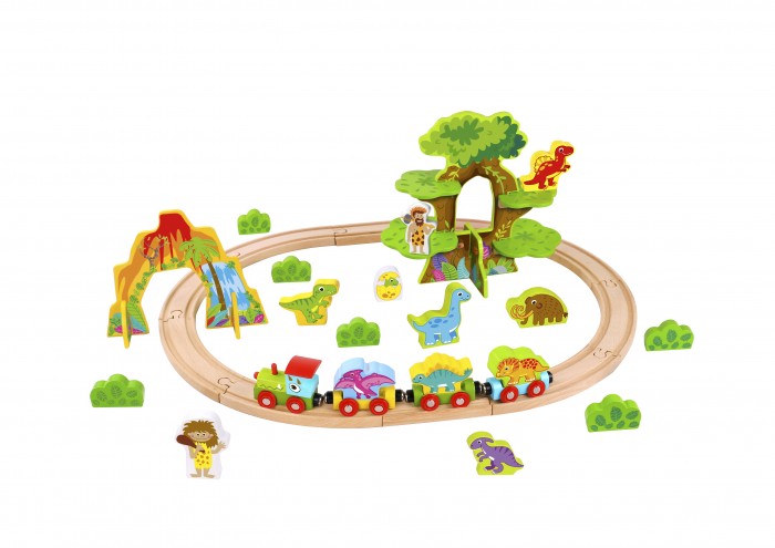 Железные дороги Tooky Toy Железная дорога Динозавры