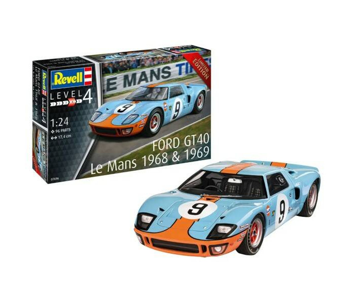 

Revell Автомобиль Ford GT 40 Le Mans 1968, Автомобиль Ford GT 40 Le Mans 1968