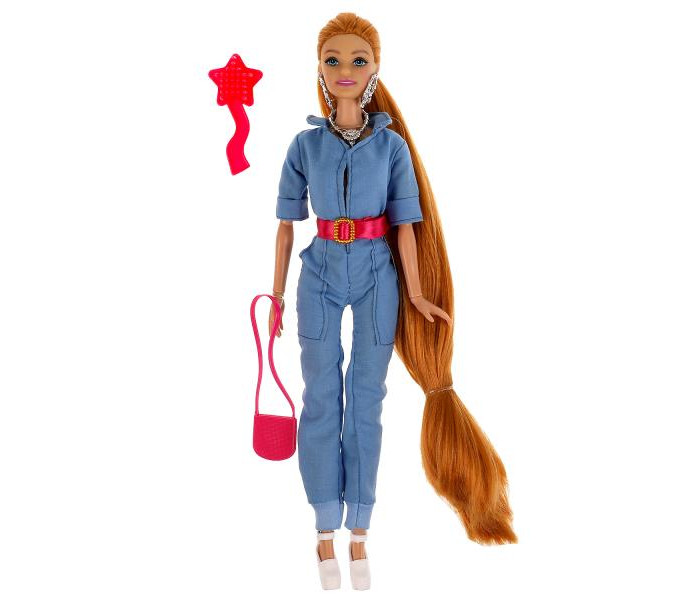 Куклы и одежда для кукол Карапуз Кукла София длинные волосы 29 см кукла софия 29 см руки и ноги сгиб акс в коробке
