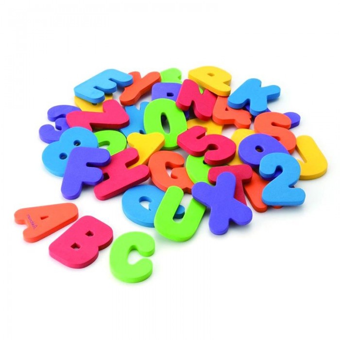 фото Munchkin игрушка для ванной буквы и цифры