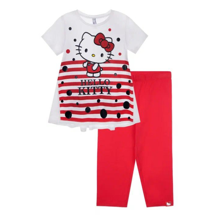 Комплекты детской одежды Playtoday Комплект для девочки (футболка, легинсы) 12141808 комплекты детской одежды playtoday комплект для девочки 12122067
