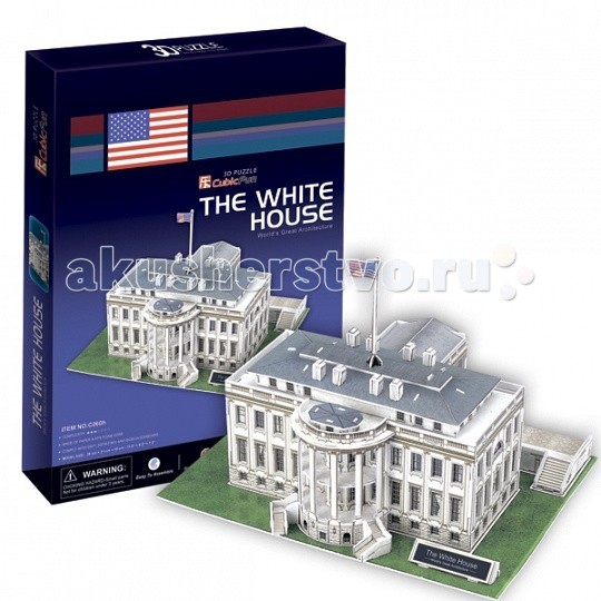 CubicFun 3D пазл Белый дом (США)