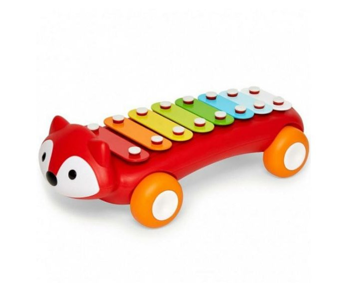 Музыкальные инструменты Skip-Hop Ксилофон Лиса игрушечный ксилофон монтессори 8 уровней развивающая деревянная игрушка ксилофон в виде восьми записей детская музыкальная книга