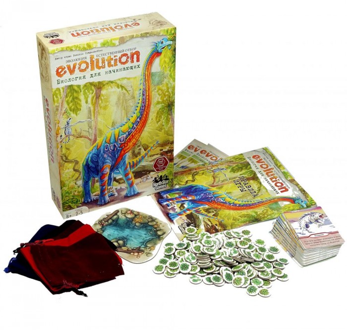 Правильные игры Настольная игра Эволюция Биология для начинающих настольная игра правильные игры эволюция случайные мутации