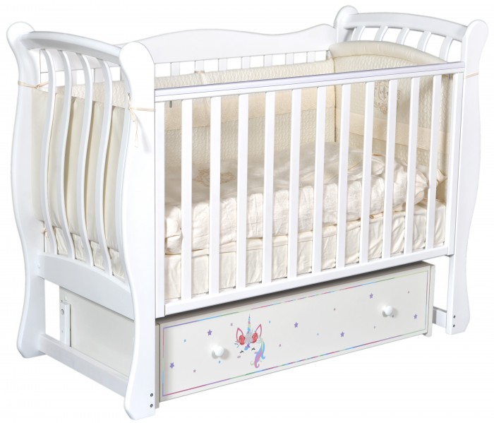 Детская кроватка ByTwinz Tiffany Радуга