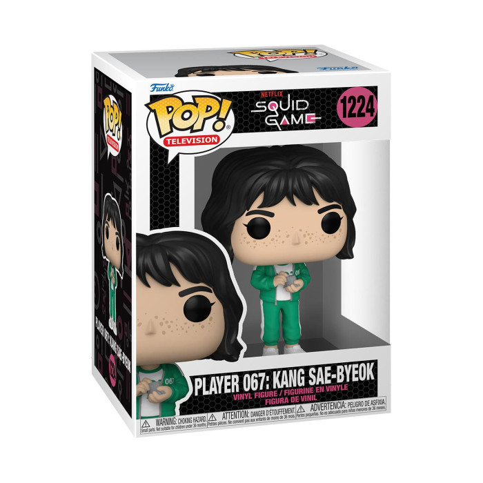 

Funko Фигурка pop! tv Squid Game Player 067 Kang Sae-byeok, Фигурка pop! tv Squid Game Player 067 Kang Sae-byeok