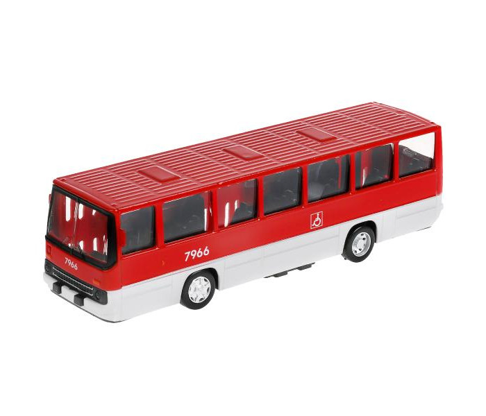  Технопарк Машина металлическая Рейсовый автобус 17 см