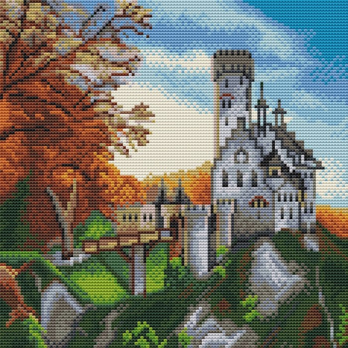 Molly Картина мозаикой Замок лихтенштайн 30х30 см