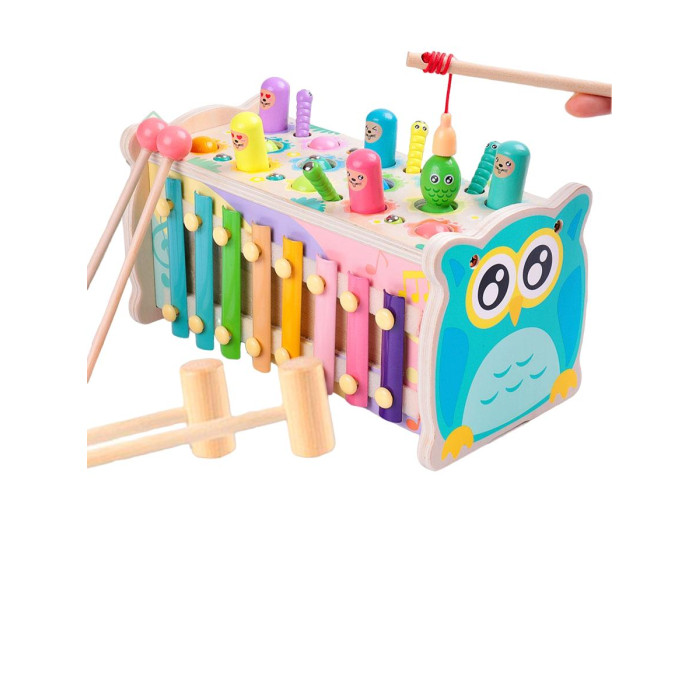 

Деревянная игрушка PeMa Kids развивающая Совенок, развивающая Совенок