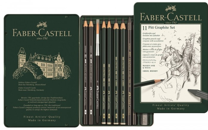 

Faber-Castell Набор карандашей ч/г Pitt Graphite (11 предметов), Набор карандашей ч/г Pitt Graphite (11 предметов)