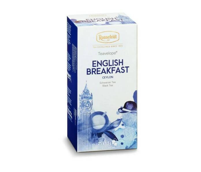 Ronnefeldt Чай черный Teavelope English Breakfast 25 пак. 14010 - фото 1