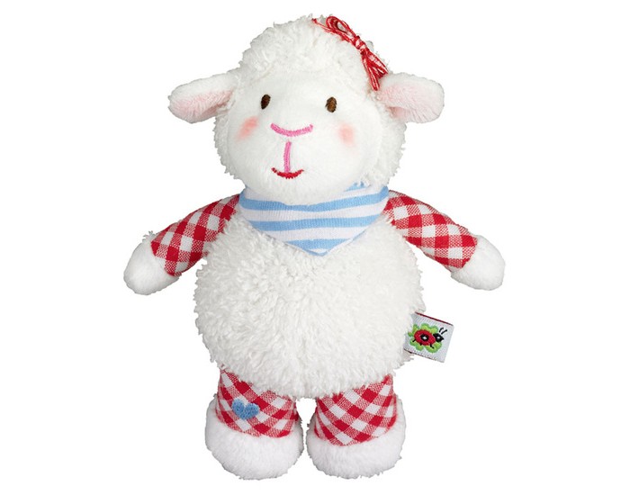 Мягкие игрушки Spiegelburg Плюшевая овечка 13 см 90181 цена и фото