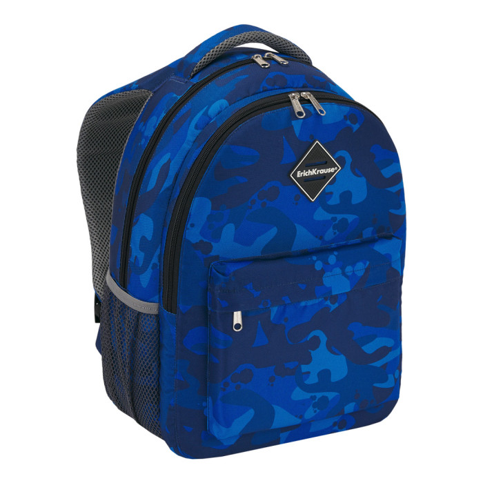 

ErichKrause Ученический рюкзак с двумя отделениями и грудной перемычкой EasyLine Sea Camo 20 л, Ученический рюкзак с двумя отделениями и грудной перемычкой EasyLine Sea Camo 20 л