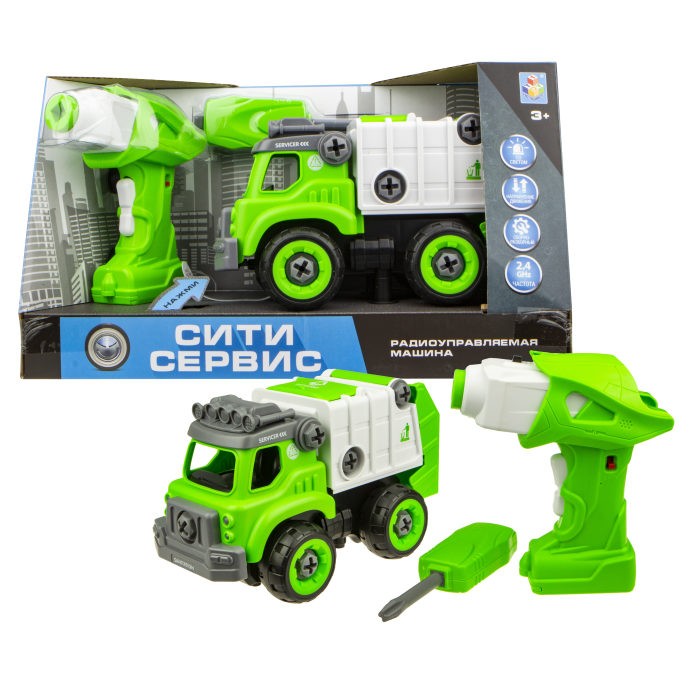 

1 Toy Машинка Сити-сервис экослужба на радиоуправлении, Машинка Сити-сервис экослужба на радиоуправлении