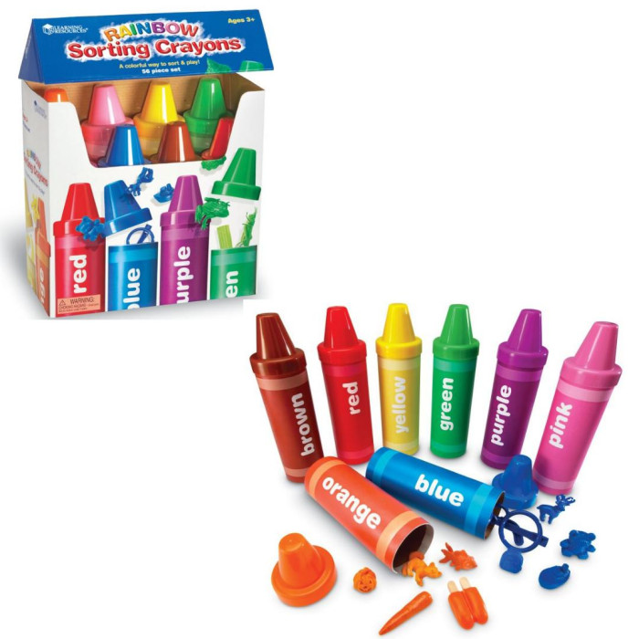 Развивающие игрушки Learning Resources Набор Радужные карандаши (56 элементов)
