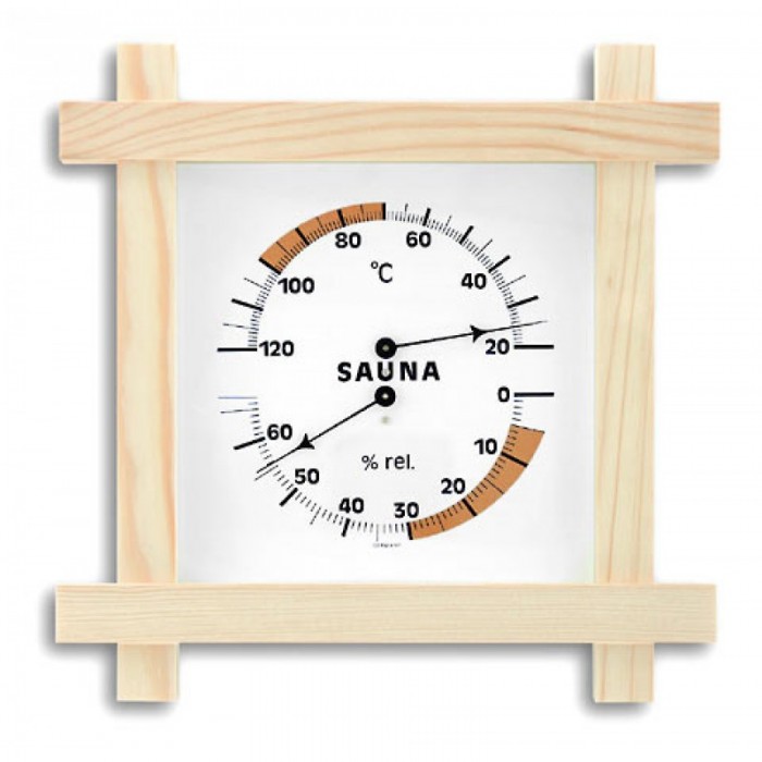 

TFA Аналоговый термогигрометр для сауны с деревянной рамой 40.1008, Аналоговый термогигрометр для сауны с деревянной рамой 40.1008