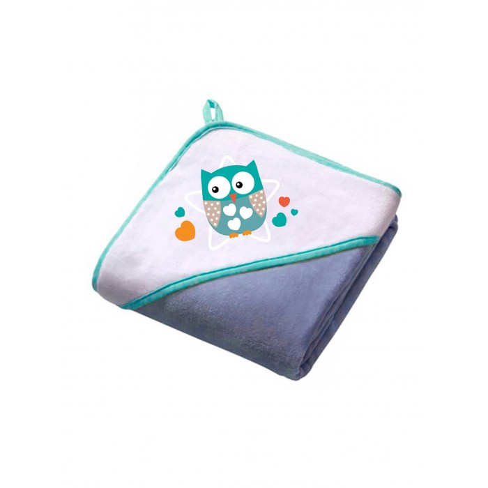 Полотенца Uviton Полотенце для купания Little Owl 90х90 см полотенца croobie полотенце детское с капюшоном 90х90